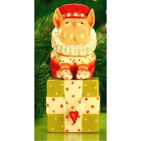 Patience Brewster SALT & PEPPER Shakers
FRENCH BULLDOG ON GIFT Krinkles
Creator - Picture 1 of 5